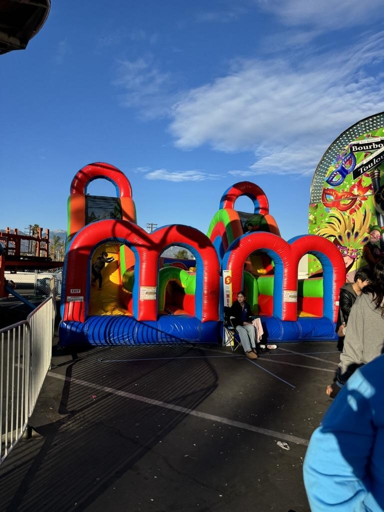 Red Inflatable Slide
